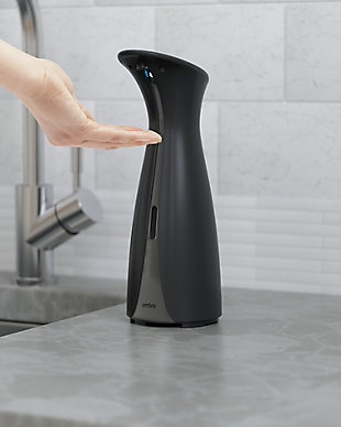 Umbra Otto Automatic Soap Dispenser 8.5oz, Black/Gray, rollover