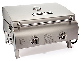 Cuisinart - Grilling Chef's Style Tabletop Gas Grill in Stainless Steel, , large