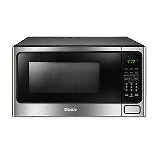 Danby 1.1-Cu. Ft. 1000W Microwave Oven with Stainless Steel Front, , large