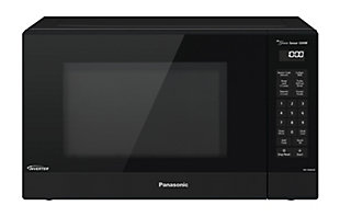 Panasonic 1.2 Cu. Ft. 1200W Genius Sensor Countertop Microwave Oven with Inverter Technology in Black, , large