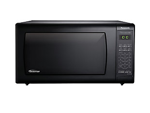 Panasonic 1.6 Cu. Ft. 1250W Genius Sensor Countertop Microwave Oven with Inverter Technology, Black, , large