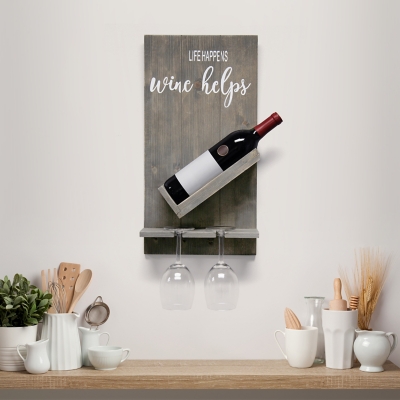 Wine bottle rack with big online thoughts