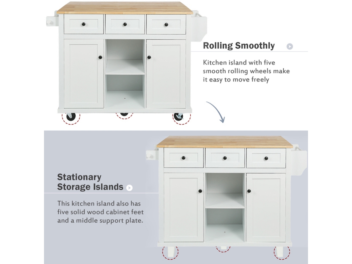 Dovelina Zenyra Kitchen Island | Ashley