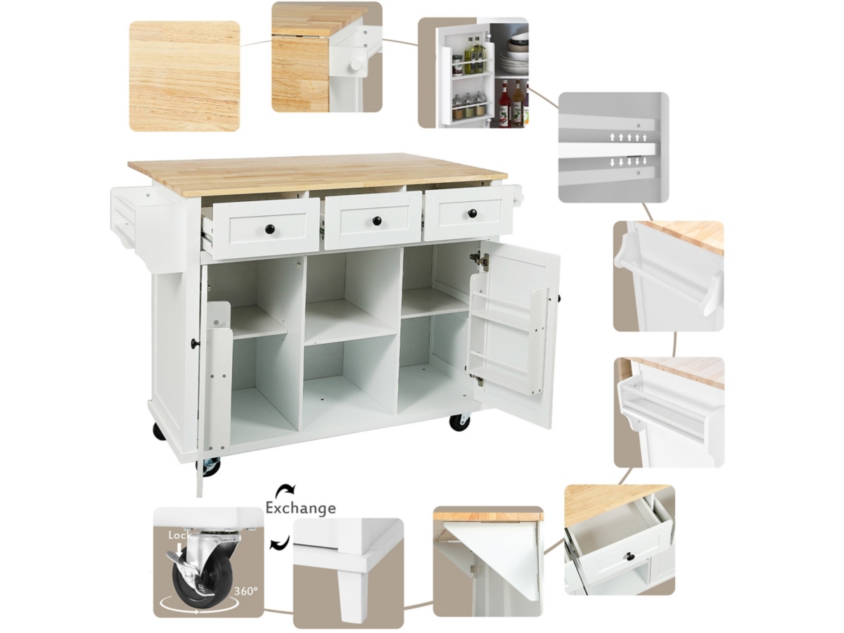 Dovelina Zenyra Kitchen Island | Ashley