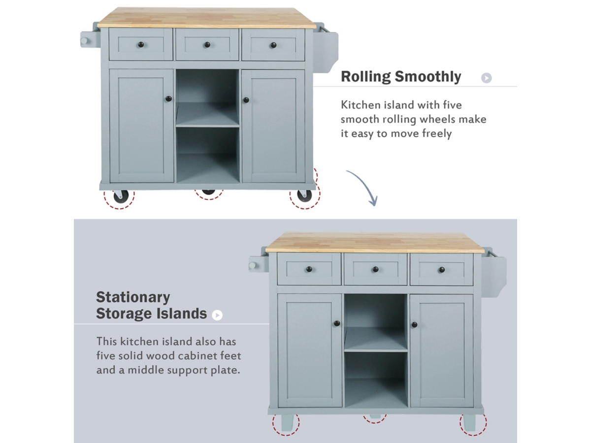 Dovelina Zenyra Kitchen Island | Ashley