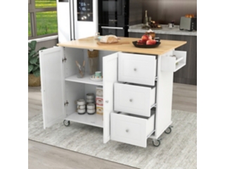 Dovelina Zenyra Kitchen Island With Extended Table | Ashley