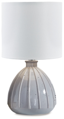 Grantner Table Lamp, Gray, large