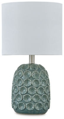 Moorbank Table Lamp, Teal, large