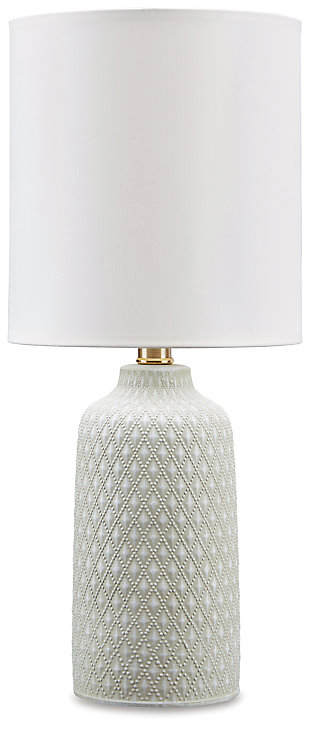 Donnford Table Lamp, Gray, large