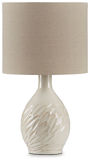 Garinton Table Lamp, Cream, large