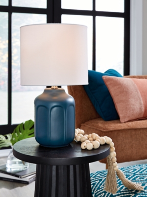 Gierburg Table Lamp, Teal, rollover