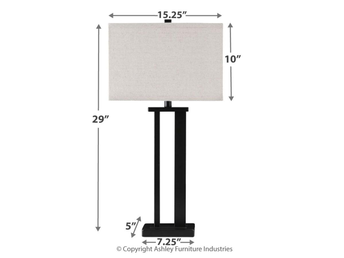 【美品】ASHEL Lumina ASHLEY FURNITURE Saria Table Lamp (set of 2) L207394X2