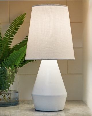 Lanry Table Lamp, White, large
