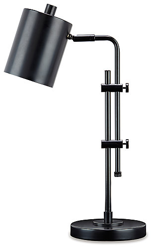 Baronvale Desk Lamp, Black, large