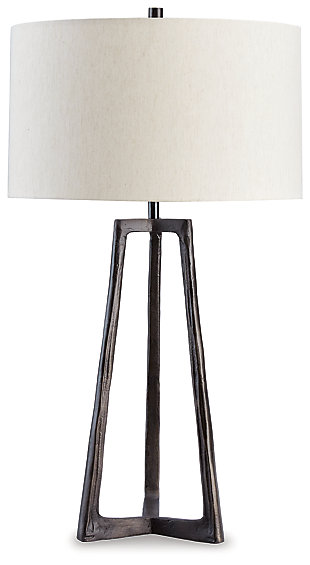 Ryandale Table Lamp, Antique Black, large