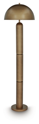 Wendfield Floor Lamp, Antique Gold Finish, large