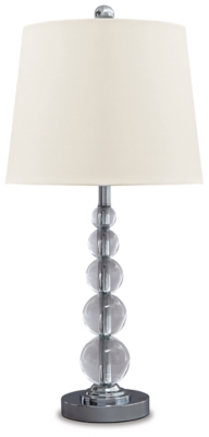 twin post table lamp