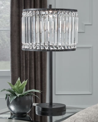 Gracella Table Lamp, Black