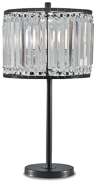 Gracella Table Lamp, Black, large