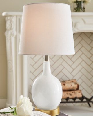 Arlomore Table Lamp, White, large