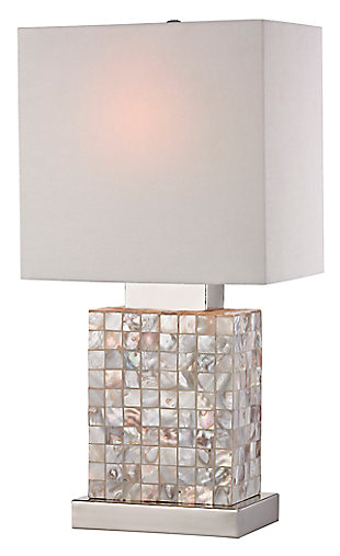 Mother of Pearl Mini Mother of Pearl Accent Lamp, , large