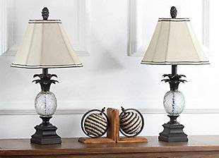 Pineapple Shaped Glass Table Lamp (Set of 2), , rollover