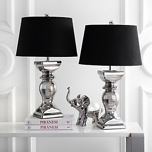 Silver Finish Baluster Table Lamp (Set of 2), , rollover