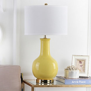 Ceramic Paris Table Lamp, Yellow, rollover