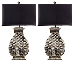 Antique Finished Table Lamp (Set of 2), , large