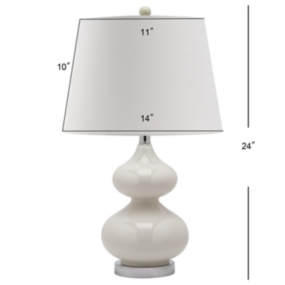 Glass Double Gourd Table Lamp (Set of 2), , large