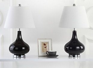 Antwerp Gourd Table Lamp (Set of 2), Black, rollover