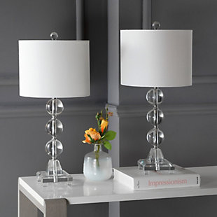 Three Orb Crystal Table Lamp (Set of 2), , rollover