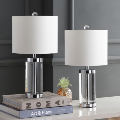 Cylinder Crystal Table Lamp (Set of 2), , large