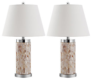 Cylinder Crystal Ball Table Lamp (Set of 2), , large