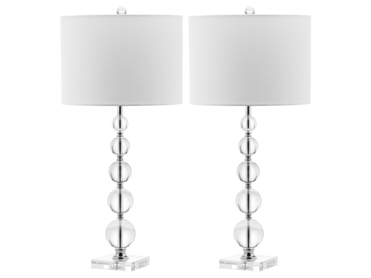 Stacked glass ball floor lamp sales