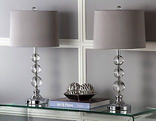 Stacked Crystal Ball Table Lamp (Set of 2), , rollover