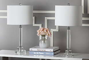 Crystal Column Table Lamp (Set of 2), , rollover
