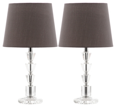 Tiered Orb Lamp (Set of 2), Gray, large
