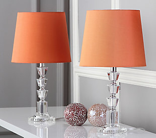Tiered Orb Lamp (Set of 2), Orange, rollover