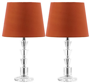 Tiered Orb Lamp (Set of 2), Orange, large