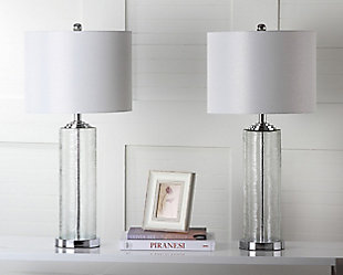 Glass Contemporary Table Lamp (Set of 2), , rollover