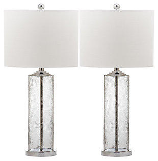 Glass Contemporary Table Lamp (Set of 2), , large