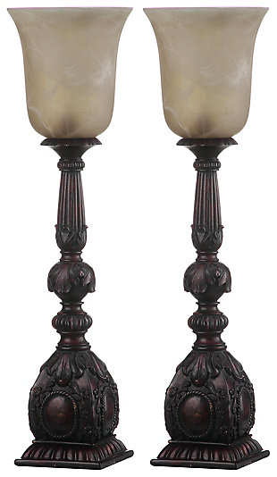 Antique Finished Arifact Table Lamp (Set of 2), , large