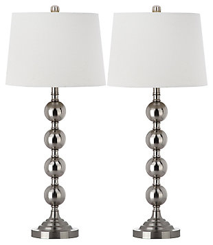 Metal Stacked Ball Table Lamp (Set of 2), , large