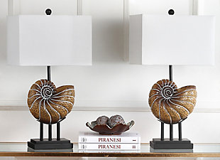 Shell Shaped Table Lamp (Set of 2), , rollover