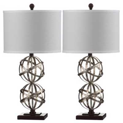 Double Sphere Shaped Table Lamp (Set of 2), , large
