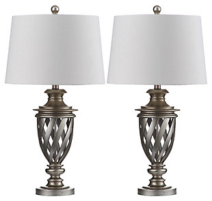 Urn Shaped Grecian Table Lamp (Set of 2), , large