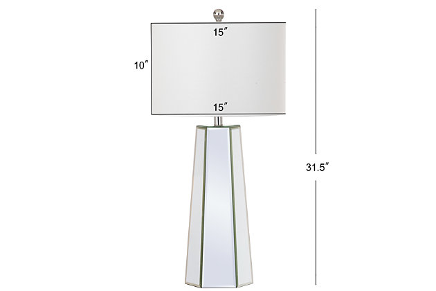 Safavieh Table Lamp Set Of 2 Ashley, Mirrored Table Lamp