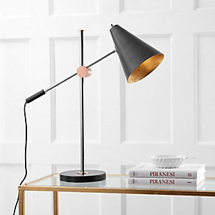 Metal Table Lamp, Black, rollover