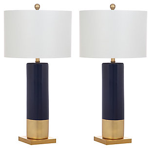 Ceramic Two Toned Table Lamp (Set of 2), , large